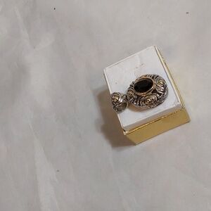 Vintage  GOLD, SILVER,‎ GOLD & BLACK ONYX